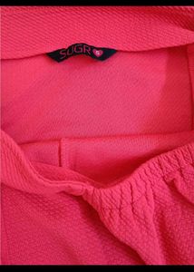 Pink Puff Sleeves Top