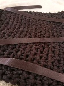 Stylish Brown Woven Handbag