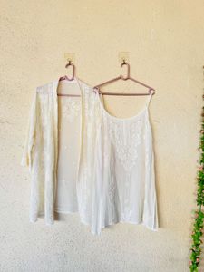 Elegant Chikankari Kurta Set