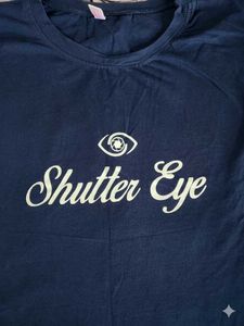 Shutter Eye Graphic Navy T-Shirt