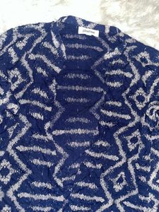 PINWHEEL Navy &amp; White Geometric