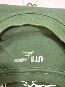 Green Peanuts Graphic T-Shirt