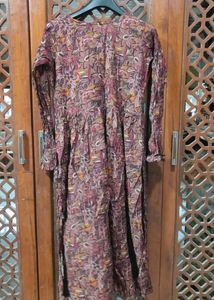 Bohemian Print Kurta Dress