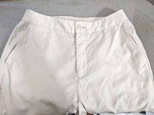 SPAO Premium Cream Casual Trousers