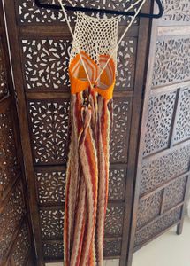 Zara Limited Edition Crochet Bohemian MIDI Dress