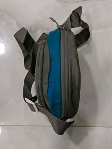 Blue &amp; Grey Crossbody Sling Bag