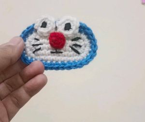 Doraemon Crochet Hair Clip