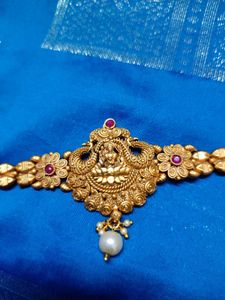 Gold Plated Traditional Bajubandh(worn on upper ar