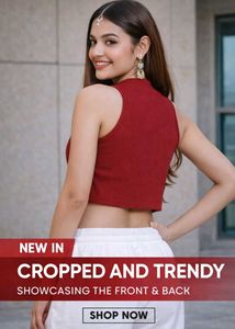 Burgundy Mock Neck Crop Top