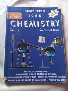 ICSE Chemistry &amp; Maths Books for Class IX