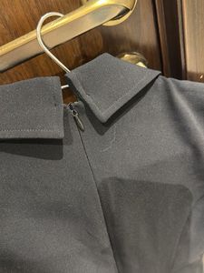 Chic Black Double-Breasted Blazer Dress