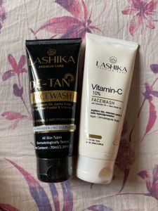 combo of Lashika De-Tan & Vitamin-C Facew