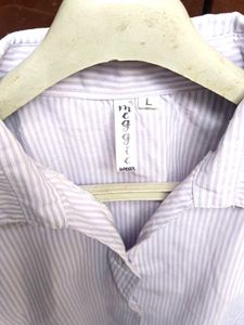Classic Striped Button-Up Shirt