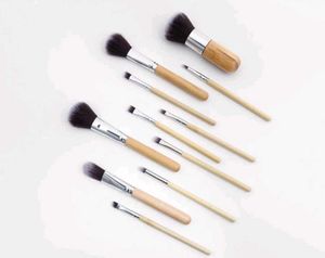 Super Soft Bristles Bamboo Makeup Brush Set with P