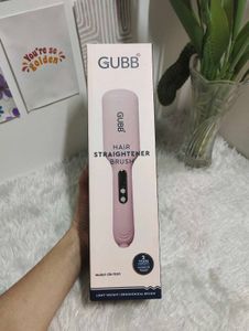 Pink GUBB Hair Straightener Brush💖