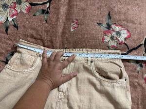 Women's Beige Cargo Pants