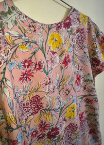 Pink Floral Top