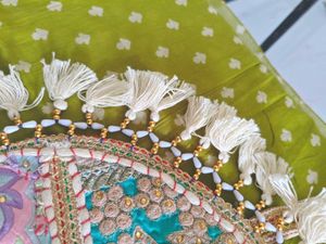 Decorative Embroidered side purse