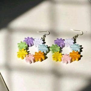 Floral Paper Quilled Earrings