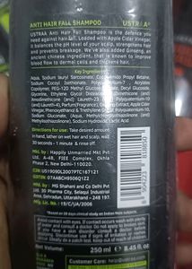 USTRAA ANTI HAIRFALL SAMPOO