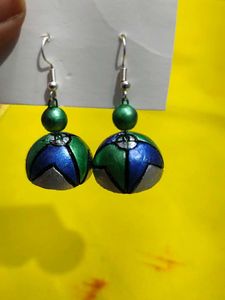 Handmade Terracotta Jhumka Earrings