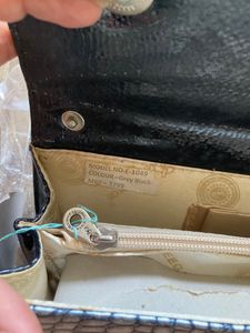 Black Grey Clutch