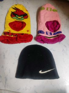 Kids Hats Bundle - 3 Cute Hat