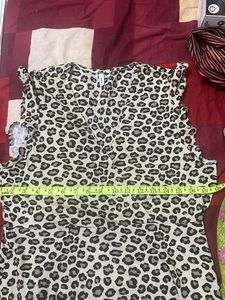 only brand Chic Leopard Print Midi Dress