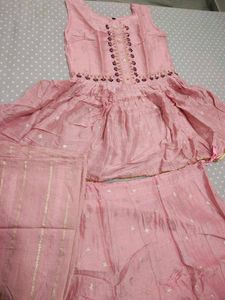 Pink Kurta Set with Dupatta