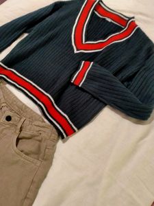 Vintage V-Neck Sweater