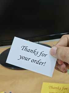 Thanks For Your Order! Card 40Pcs
