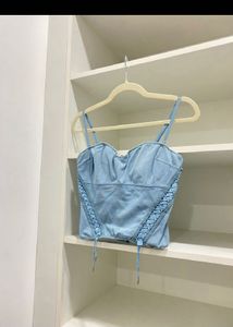 Christian Dior Denim Corset Top