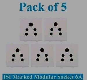 5pic 6AMP Modular  Socket
