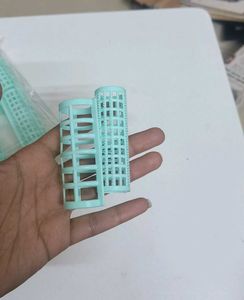 Set of 12 Teal Hair Rollers