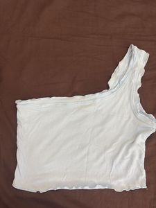 Two One-Shoulder Crop Tops