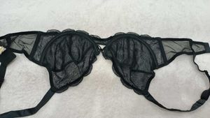 Black Lace Bra 34D