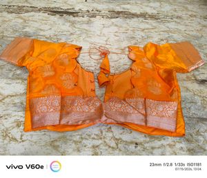 Vibrant Yellow Banarasi Silk Saree