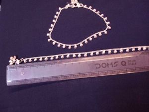 silver anklet