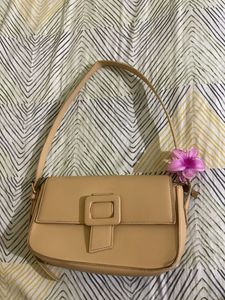 Chic Beige Shoulder Bag