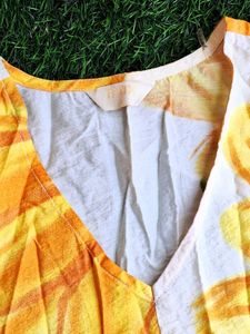 Beautiful Sunflower Print Dress