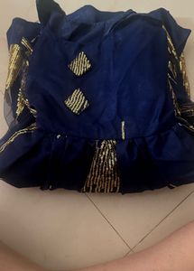 Royal Blue Sharara Kurti Dress✨