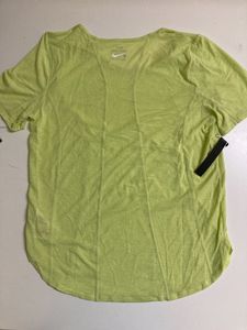 Nike Women Printed Round Neck Light Green T Shirt