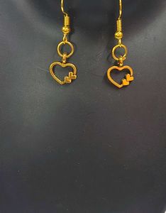 Double Heart Metal Eyerring  Latest Trending Fancy