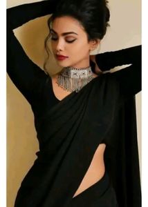 Elegant Black Saree