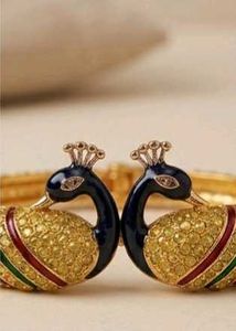 Exquisite Peacock Design Bangles