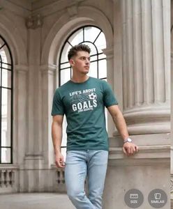 SHEIN "Life's About Goals" T-Shirt (RH)