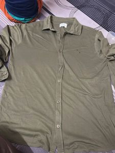 Olive Green Long Sleeve Shirt