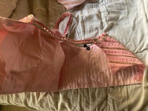 Pink Embroidered Blouse !👚 padded * unstitched