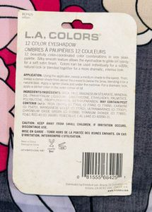 L.A. Colors 12 Color Eyeshadow Palette