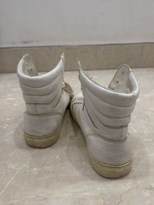 White High-Top Sneakers